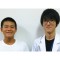 亀田悠暉くんと<br>濱口先生<br>横浜市立<br>城郷中学校卒業