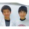 福田優樹くんと<br>内田先生<br>荒川区立<br>第一中学校卒業
