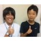 府中市立<br>第二中学校3年<br>小堤颯人くんと<br>高塚先生