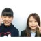 府中市立<br>第六中学校3年<br>阿久澤璃奈さんと<br>中村先生