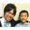 府中市立<br>第二中学校3年<br>滝沢友彬くんと<br>黒田先生