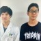 宮城啓人くんと<br>佐藤先生<br>草加市立<br>新栄中学校3年