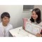 松坂りなさんと<br>山本先生<br>横浜市立<br>共進中学校3年