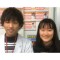 飯田花梨さんと<br>天野先生<br>横浜市立<br>仲尾台中学校卒業